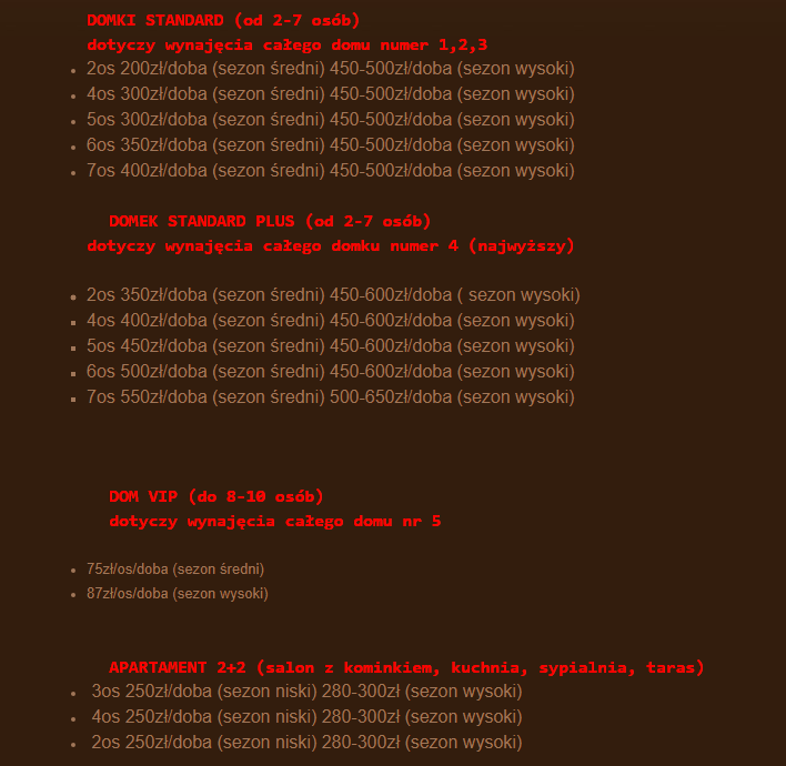 Domki solina nad zaporą centrum #6