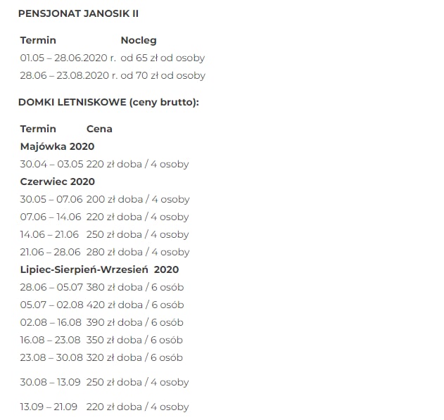 Pensjonat Janosik II #5